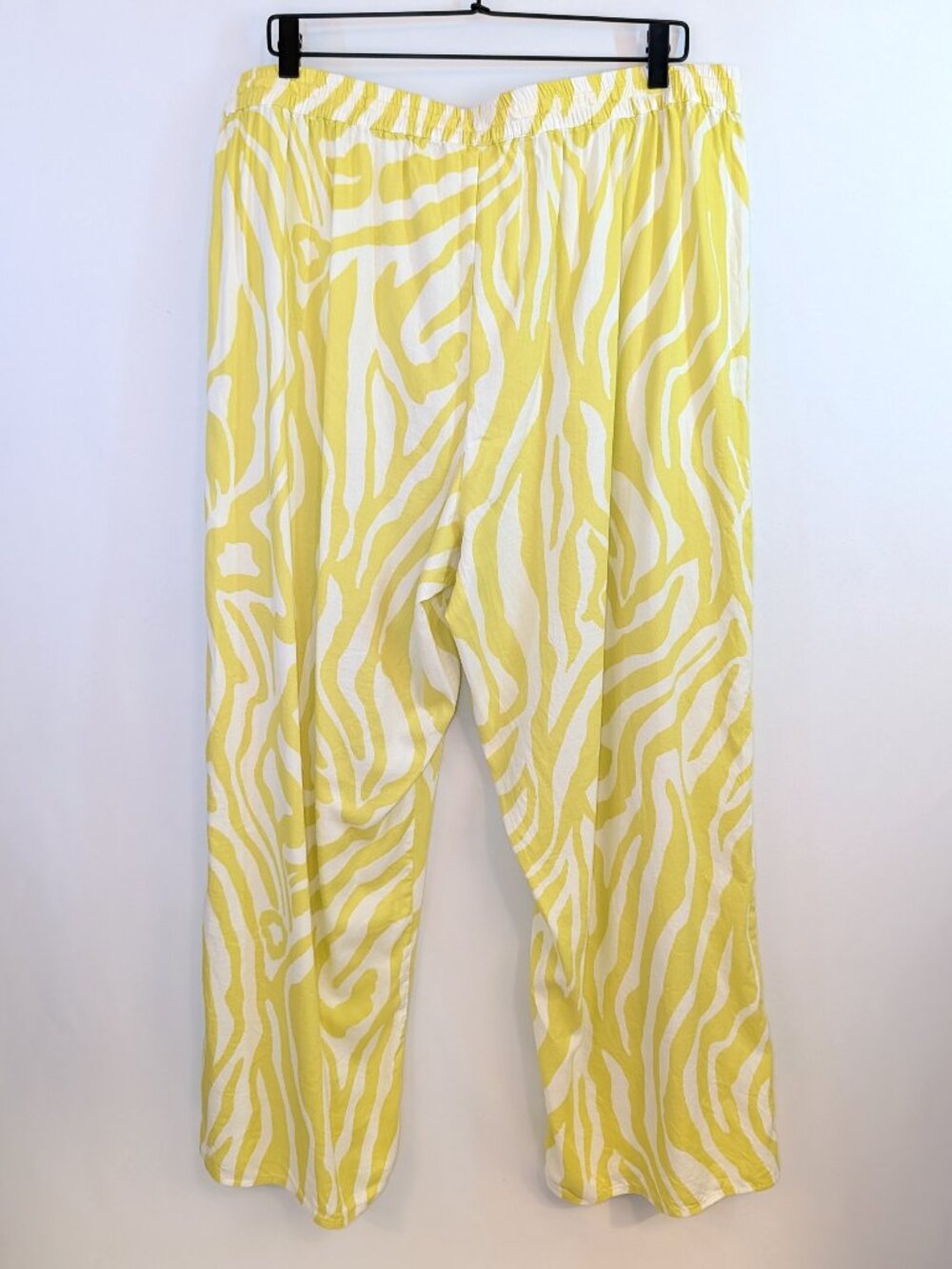 Anthropologie | SET Flannel Pajama Top & Bottom Citron Zebra Print | Size XL* - Picture 6 of 15